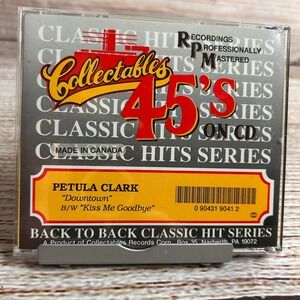 Petula‎ Clark Downtown Kiss Me Goodbye CD Single Collectables 45s on CD 9041